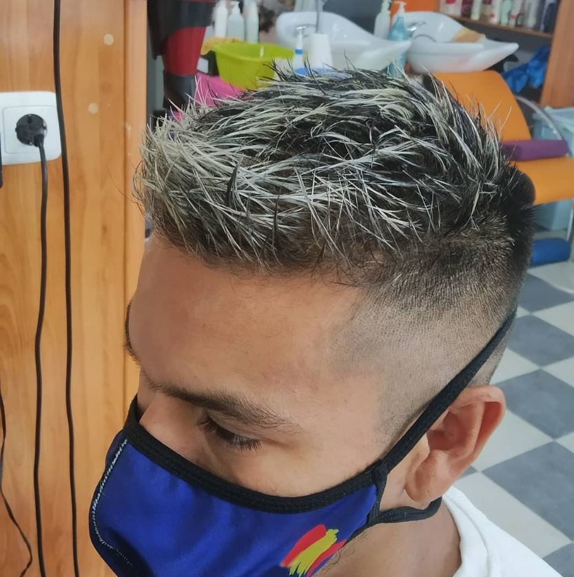 Corte con mechas